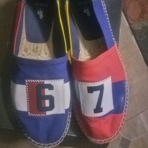 Polo by Ralph Lauren Blue and Red Loafers